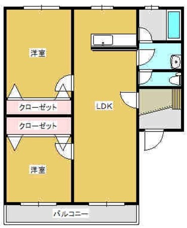 ＣｏＣｏアビタシオンの物件間取画像